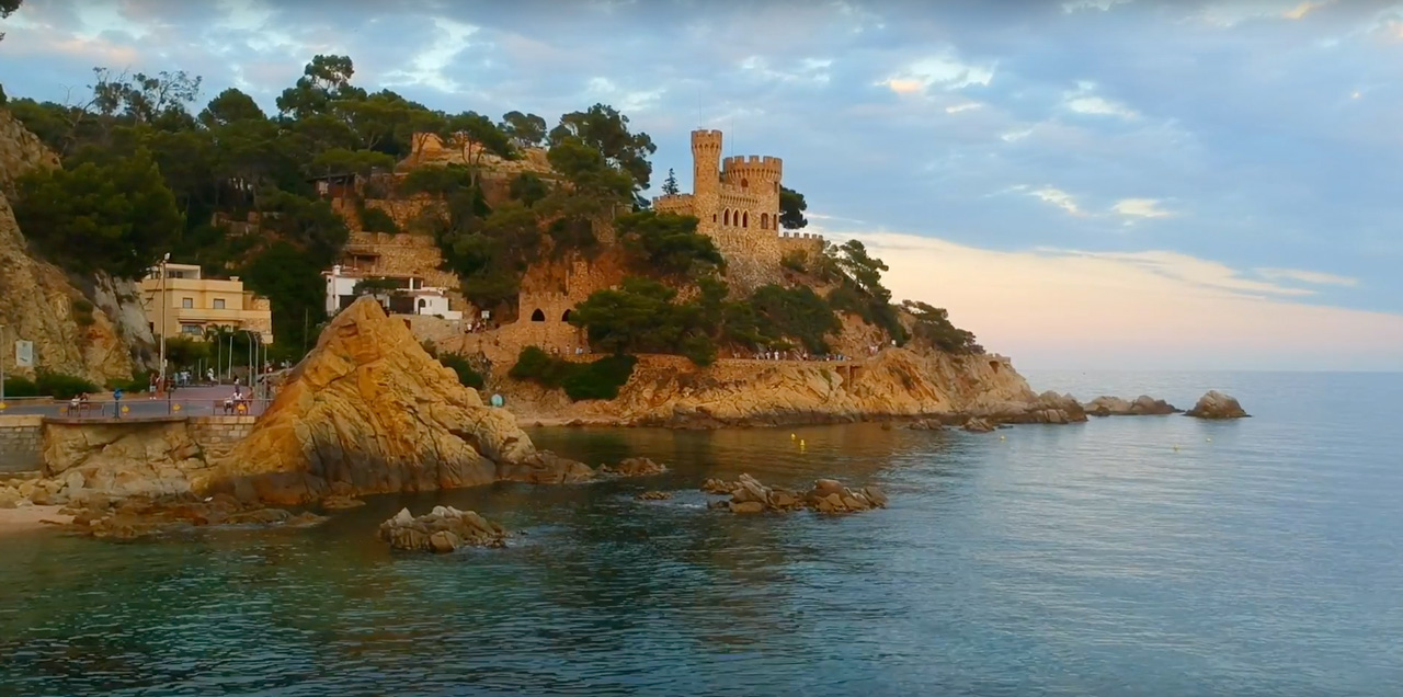 LLoret de mar drón referencia